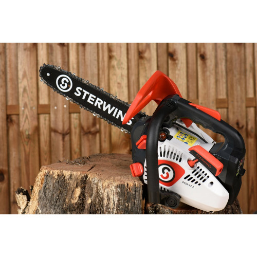 Tronçonneuse élagueuse à essence STERWINS 817517 25.4 cm3, guide de 30 cm - STERWINS