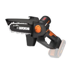 Tronconneuse elagueuse sur batterie WORX 20 V, guide de 12 cm sans batterie de marque Worx, référence: J9145000