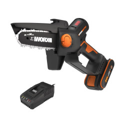 Tronconneuse elagueuse sur batterie WORX Wg325e 20 V, guide de 12 cm de marque Worx, référence: J9145100