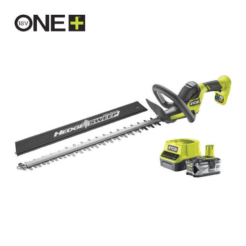 Taille-haie sans fil RYOBI One+ Ry18ht55a 18V, L.55 cm, 1 batterie 4Ah - RYOBI