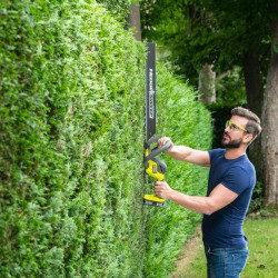 Taille-haie sans fil RYOBI One+ Ry18ht55a 18V, L.55 cm, 1 batterie 4Ah - RYOBI