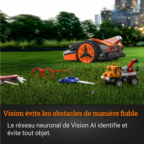 Robot tondeuse connecte LANDROID VISION - 800 m? - Sans installation de fil - Worx