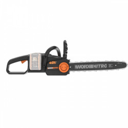 Tronconneuse sur batterie WORX 20 V, guide de 40 cm sans batterie de marque Worx, référence: J9148500