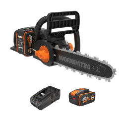 Tronconneuse sur batterie WORX Wg350e 20 V, guide de 30 cm de marque Worx, référence: J9148600