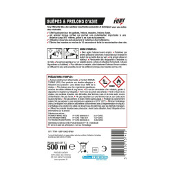 Insecticide pour guêpes et frelons, FURY, 0,5L - FURY