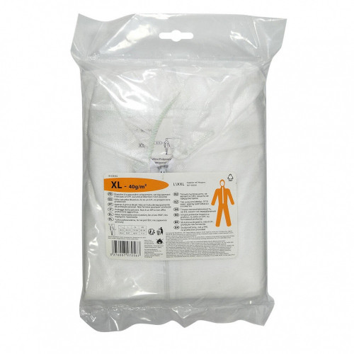 Combinaison jetable, blanc taille XL - Sans marque