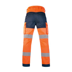 Pantalon de travail haute visibilité KAPRIOL orange fluo, taille M - KAPRIOL