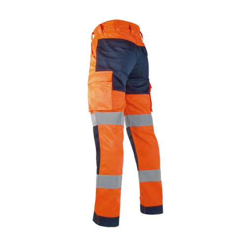 Pantalon de travail haute visibilité KAPRIOL orange fluo, taille M - KAPRIOL