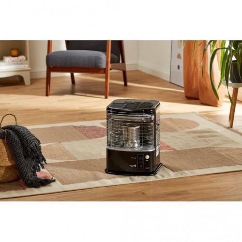 Poêle à mèche autonome – TOSAÏ 233 – 2200W – 3,8L – 34m² – Noir - Ligne Plus