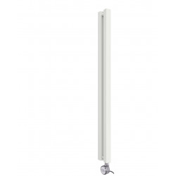 Radiateur électrique mural – KOLONA SP35 blanc – 1000 x 105 mm – 2 tubes – 144 W de marque Radox, référence: B9298700