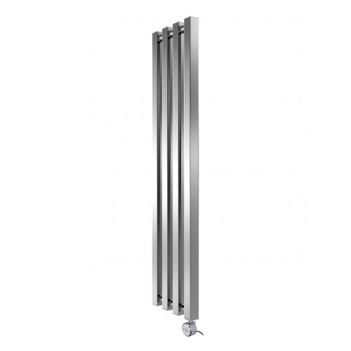 Radiateur électrique mural – KOLONA SP35 chrome – 1200 x 245 mm – 4 tubes – 266 W - Radox