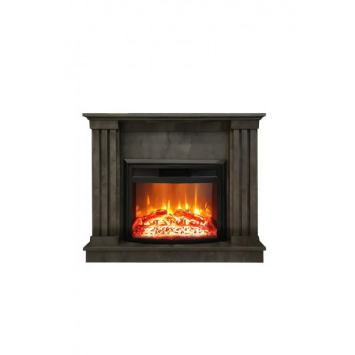 Cheminée électrique - Irony - Urban 1800 W avec effet flamme réaliste, chauffage 17 à 27 °C - Bluetooth Wi-Fi - DLC Home