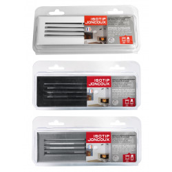 Grille d’air chaud à lamelles noire – 190 x 60 mm de marque Joncoux, référence: B9309000