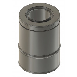 Adaptateur double paroi bas flexible isolé Ø153/213 mm de marque Joncoux, référence: B9311100