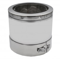 Adaptateur double paroi haut flexible isolé ORION Ø130/190 mm - Joncoux