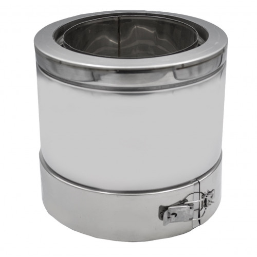 Adaptateur double paroi haut flexible isolé ORION Ø180/240 mm - Joncoux