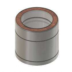 Adaptateur double paroi haut flexible isolé ORION Ø200/260 mm - Joncoux