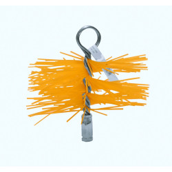 Hérisson de ramonage Brasier nylon Ø150 mm – pas M12/75 - Joncoux