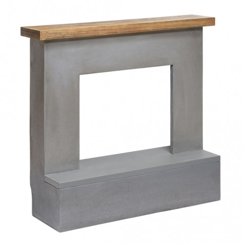 Habillage de cheminée – modèle ROLF – gris - compatible PowerFlame, PowerFlame 2, ZenFlame et FreeFlame - TAGU