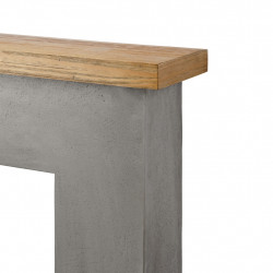 Habillage de cheminée – modèle ROLF – gris - compatible PowerFlame, PowerFlame 2, ZenFlame et FreeFlame - TAGU