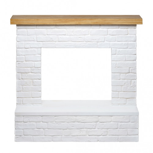 Habillage de cheminée – modèle ROLF – blanc – compatible PowerFlame, PowerFlame 2, ZenFlame et FreeFlame - TAGU