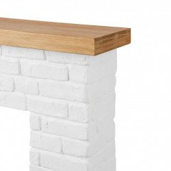 Habillage de cheminée – modèle ROLF – blanc – compatible PowerFlame, PowerFlame 2, ZenFlame et FreeFlame - TAGU