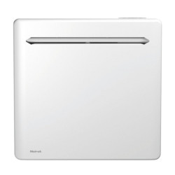 Radiateur à inertie sèche horizontal – ALLIAGE - fonte – thermostat électronique – 1000 W – Blanc de marque Noirot, référence: B9320500