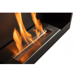 Insert bioéthanol encastrable – FreeFlame – flamme réelle sans conduit – réservoir inox 0,5 L - TAGU