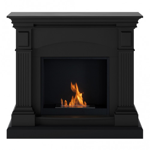 Cheminée bioéthanol - FreeFlame MAGNA - flamme réelle sans conduit - noire - TAGU