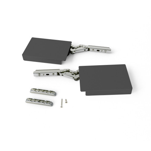 Compas pour portes relevables Altius Lift -  Relevable 560-1800 (L (low)) -  Acier et plastique -  Gris antracite - EMUCA