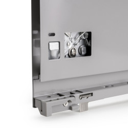 Tiroir extérieur Vertex avec réglages 3D hauteur 93mm -  40kg -  profondeur 450mm -  Acier -  Peint en aluminium - EMUCA