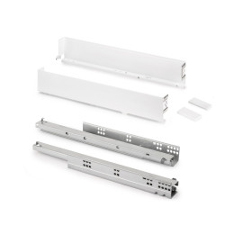 Tiroir extérieur Simplex 25kg hauteur 88mm -  profondeur 440mm -  acier -  peint en blanc de marque EMUCA, référence: B9335300