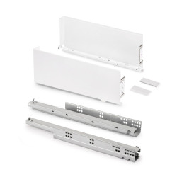 Tiroir extérieur Simplex 25kg hauteur 159mm -  profondeur 440mm -  acier -  peint en blanc de marque EMUCA, référence: B9336100