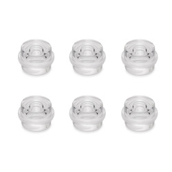 Lot de 6 butées de porte cylindriques adhésives -  fixation au sol -  Plastique -  Transparent de marque EMUCA, référence: B9339600