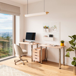 Plateaux de table - 900x500 - Finition chêne - Bois - EMUCA