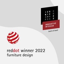 Lot de consoles pour 5 tablettes en verre pour la structure Zero -  verre non inclus -  Zamak -  Peint gris pierre - EMUCA