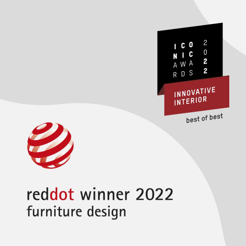 Lot de consoles pour 5 tablettes en verre pour la structure Zero -  verre non inclus -  Zamak -  Peint gris pierre - EMUCA