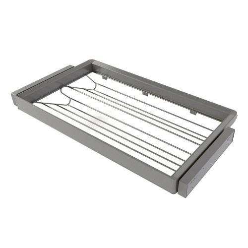 Kit tiroir à chaussures et rack ajustable Quartz pour armoires -  glissières extension totale et à fermeture douce -  Module 90c - EMUCA