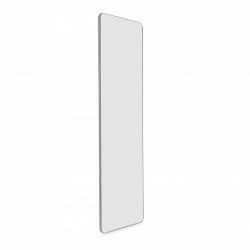 Miroir extractible pour armoires et dressings Quartz -  pivotant à 180° -  1.000x300mm -  Aluminium -  verre et acier -  Titane de marque EMUCA, référence: B9348800