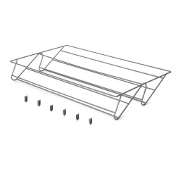Tiroir à chaussures pour armoires et dressings Quartz - 640 (M80) - Acier - Titane - EMUCA