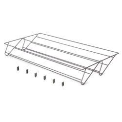Tiroir à chaussures pour armoires et dressings Quartz -  740 (M90) -  Acier -  Titane de marque EMUCA, référence: B9349300