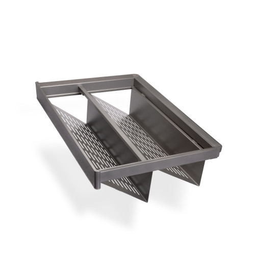 Kit de range-chaussures extractible pour armoires Quartz -  réglable -  module 600mm -  Acier -  aluminium et plastique -  Titan - EMUCA