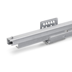 Kit de range-chaussures extractible pour armoires Quartz -  réglable -  module 700mm -  Acier -  aluminium et plastique -  Titan - EMUCA