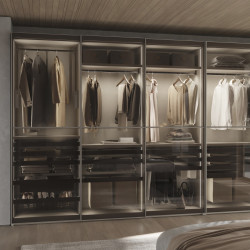 Kit de range-chaussures extractible pour armoires Quartz -  réglable -  module 900mm -  Acier -  aluminium et plastique -  Titan - EMUCA