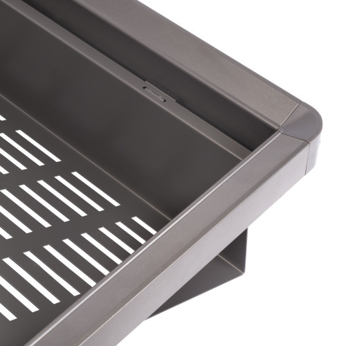 Kit de range-chaussures extractible pour armoires Quartz -  réglable -  module 900mm -  Acier -  aluminium et plastique -  Titan - EMUCA