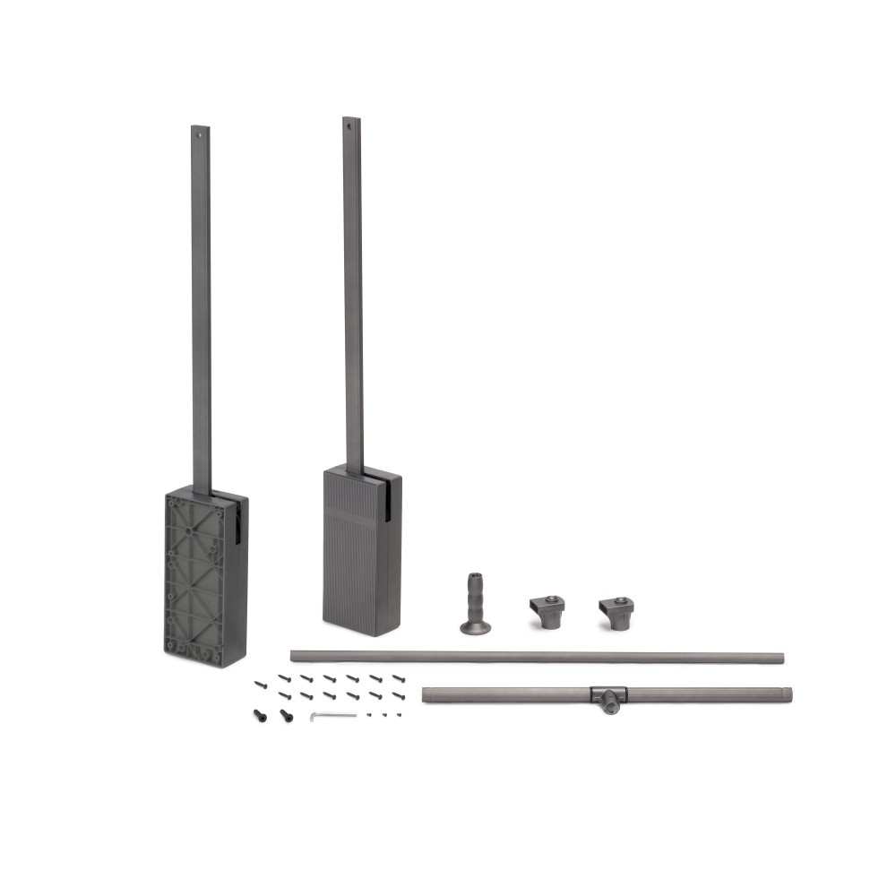 Penderie rabattable pour armoire Sway - 450 - 600mm - Acier - Aluminium et Plastique - Peint en titane