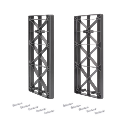 Accessoire latéral pour penderie rabattable pour armoire Sway -  Plastique -  Titane - EMUCA