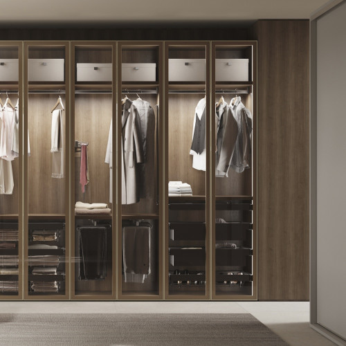 Panier métallique pour armoires et dressings Quartz -  440 (M60) -  Acier -  Titane - EMUCA