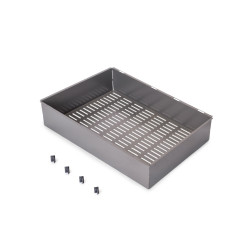 Panier métallique pour armoires et dressings Quartz - 540 (M70) - Acier - Titane - EMUCA