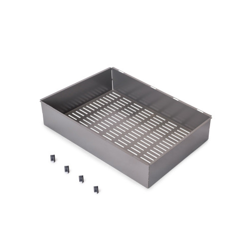 Panier métallique pour armoires et dressings Quartz -  540 (M70) -  Acier -  Titane - EMUCA